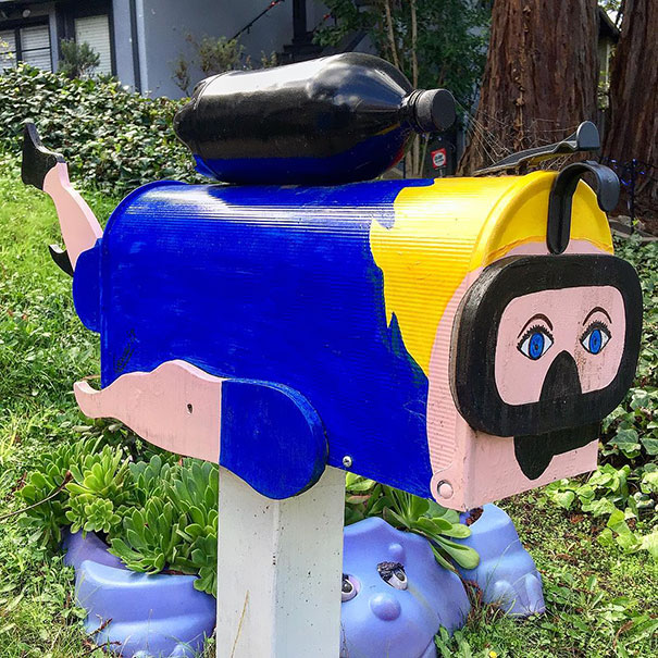 Scuba Diving Mailbox
