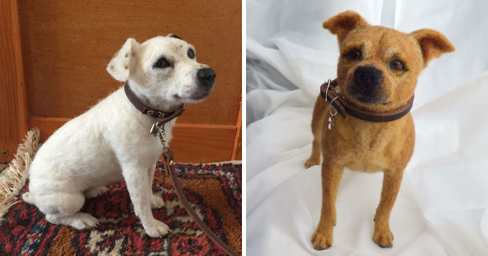 More Needle Felted Dogs From Chicktin Creations