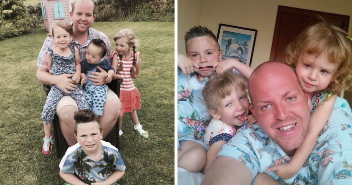 Single Gay Guy Earns A “Super Dad” Title After Adopting 4 Disabled Children