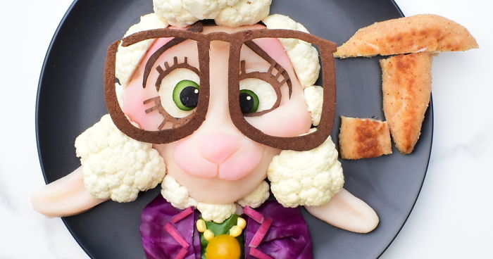 I Turn Healthy Meals Into Cartoon Characters So My Son Would Eat Them