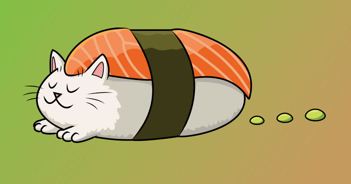 I Combined Two Of My Favorite Things: Cats And Food