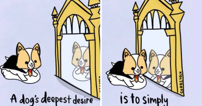 I Combined My Love For Corgis And Eggs Into Comics