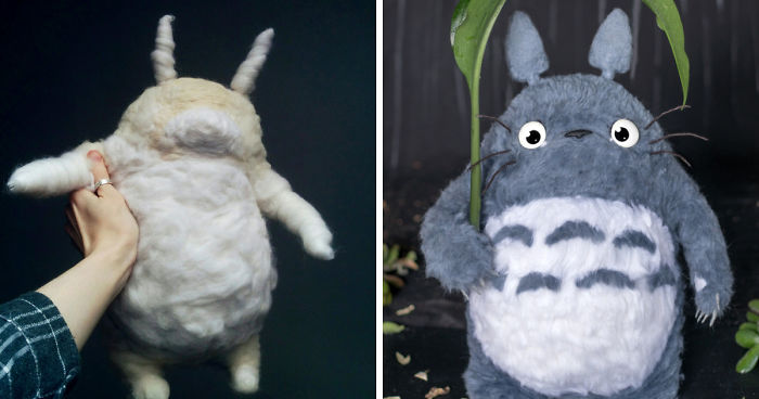 Adorable Needle Felted Totoro