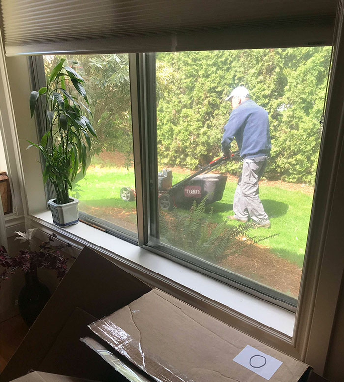 This Is Dick Paul. We Just Moved Into A New Neighborhood, And When I Went To Mow The Front Lawn, He Was Already At It. Said He Does It Once For All The New Neighbors As A Welcoming Gift. Thanks Dick Paul!