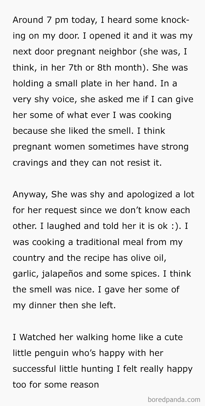Today, My Next Door Pregnant Neighbor Knocked On My Door
