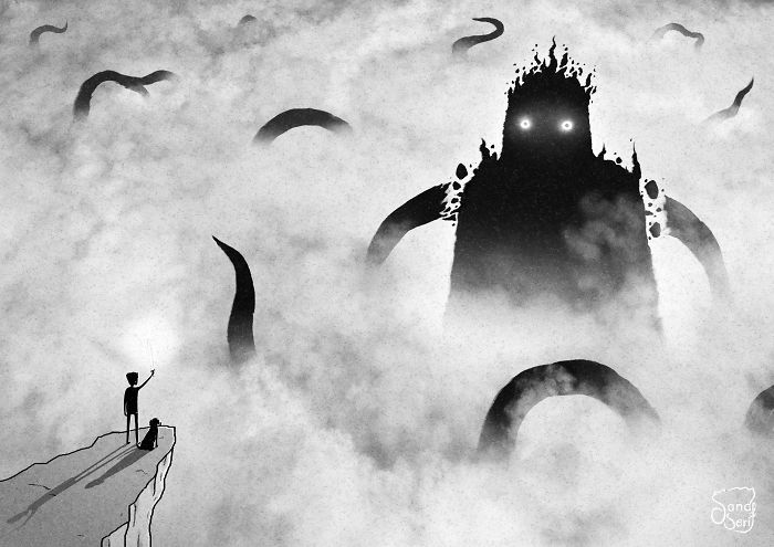 I Make Dark And Amusing Comics About My Life To Express Myself