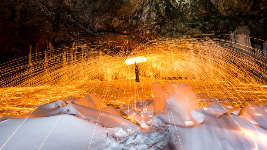 Winter In Siberia, On Lake Baikal