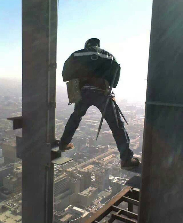 Like My Foreman Told Me "If You Fall, You're Fired Before You Hit The Ground"