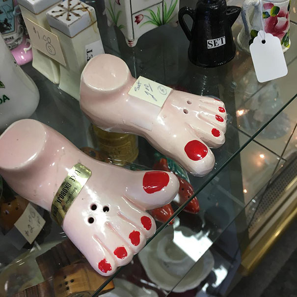 I Love A Good Set Of Feet Salt And Pepper Shakers