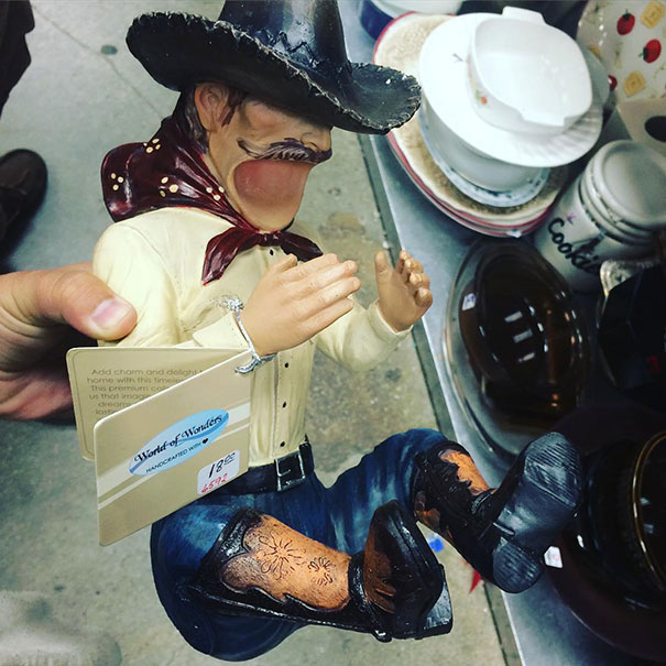 This Thrift Find Is Meant To Hold Your Wine. Or Other Oblong Objects