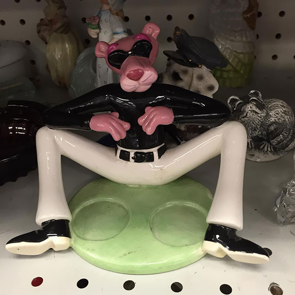 Pink Panther Says Nuts Go Here