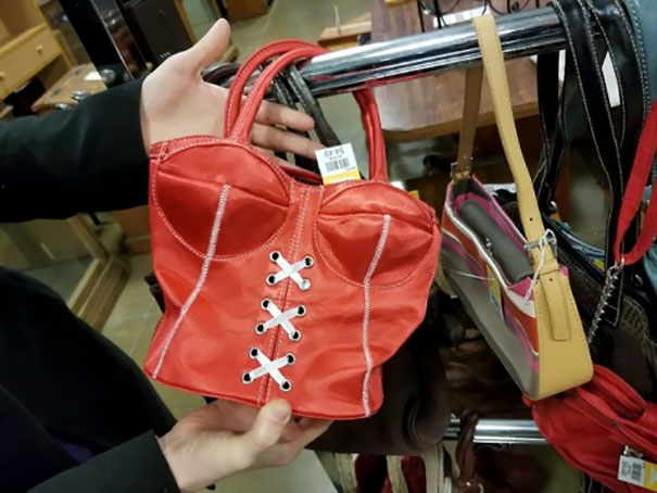 Not Sure If Statement Purse Or World’s Smallest Halter Top