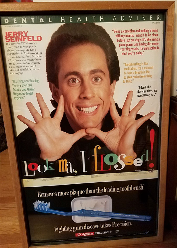 My Dad Bought This From Goodwill, Apparently “For The Frame”. Sure Dad, Suuuure