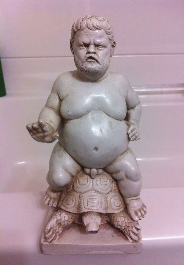 2 Bucks At A Yard Sale And My Toilet Is Decorated Forever