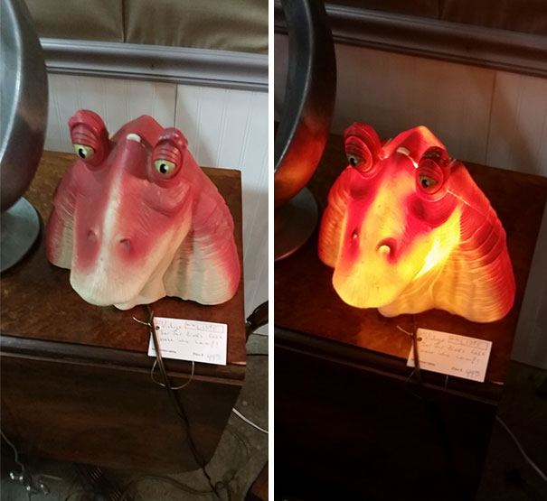 I Dare Anyone To Top This Jar Jar Binks Lamp