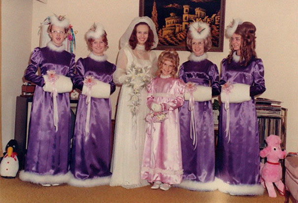 Funny-Vintage-Bridesmaids-Dresses