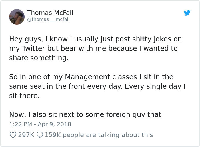 Guy Pissed Off With Immigrant Who Could Barely Speak English Left Speechless After Unexpected Incident In Class