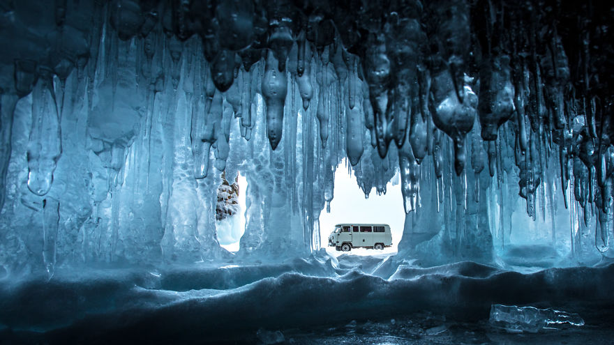 Winter In Siberia, On Lake Baikal