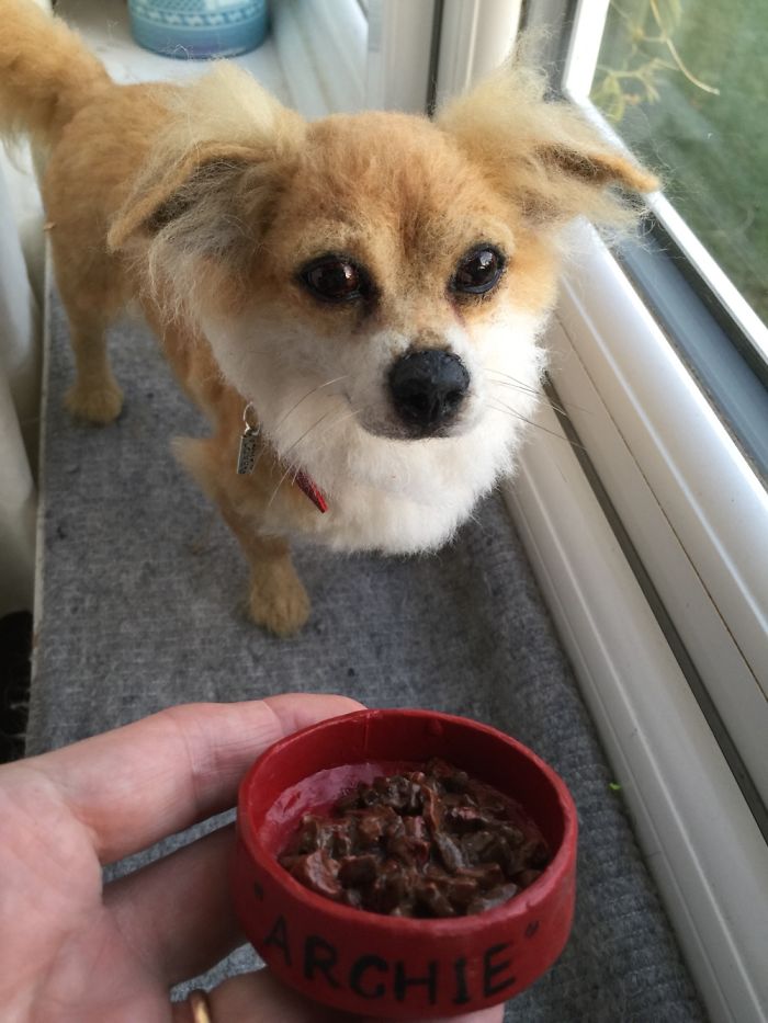 More Needle Felted Dogs From Chicktin Creations