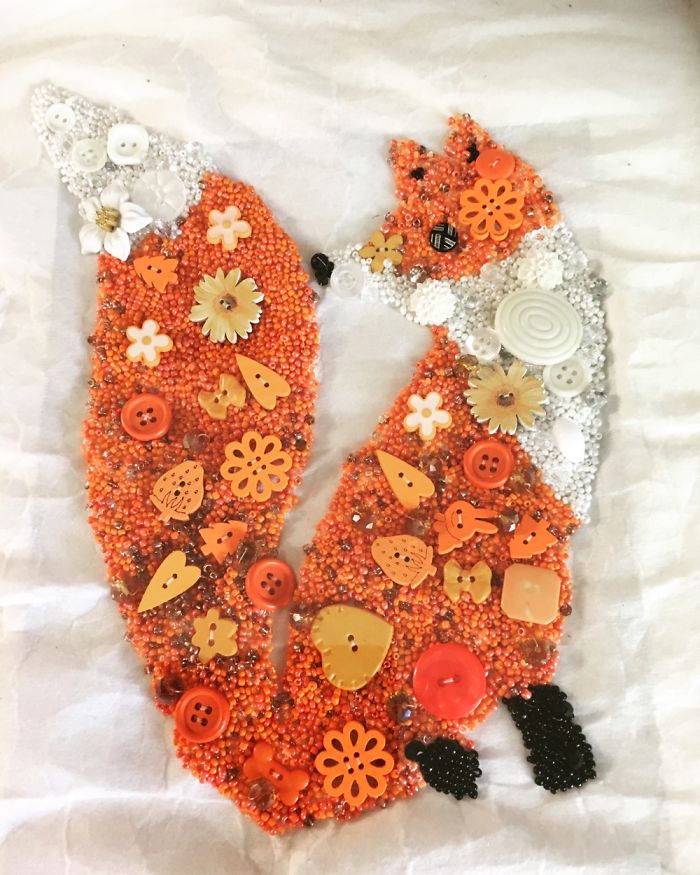 I Made This As A Birthday Present For My Sister In Law, Her Patronus Is A Fox