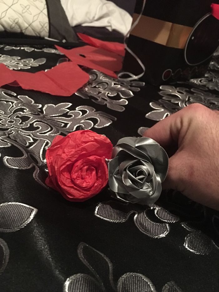 Duct Tape Rose