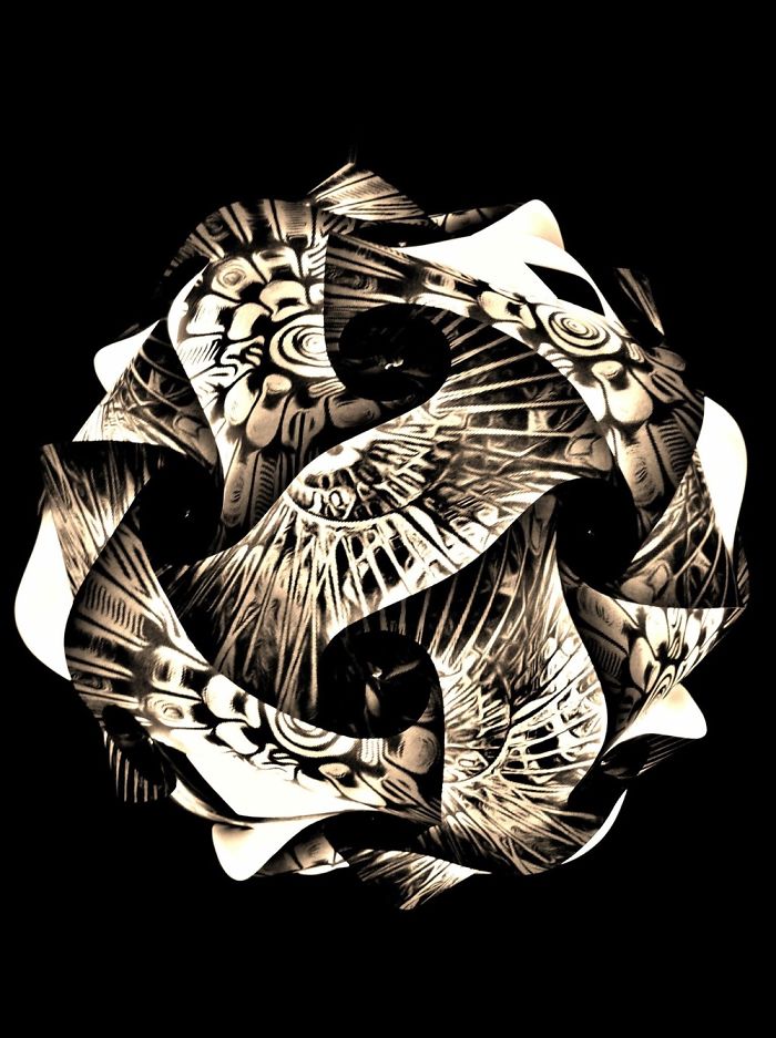 Made This Lampen Out Of Paper