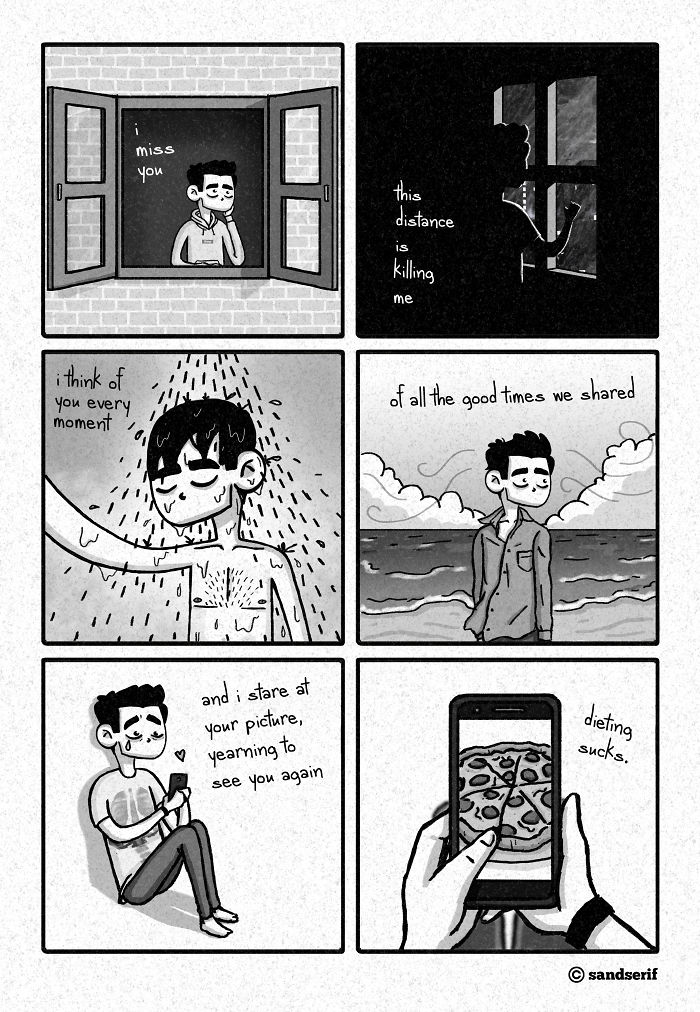 I Make Dark And Amusing Comics About My Life To Express Myself