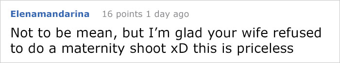 Wife Refuses To Do A Maternity Photoshoot, So Husband Does His Own And It Keeps Getting Better With Each Pic