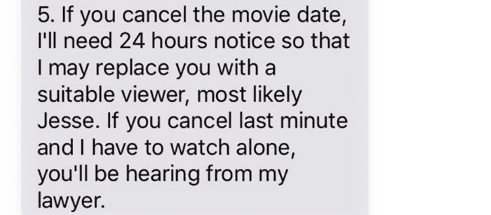 This Guy Set 6 Ground Rules Before Taking His Girlfriend To The Movies, And 300,000+ People Shared And Liked It This Guy Set 6 Ground Rules Before Taking His Girlfriend To The Movies, And 300,000+ People Shared And Liked It