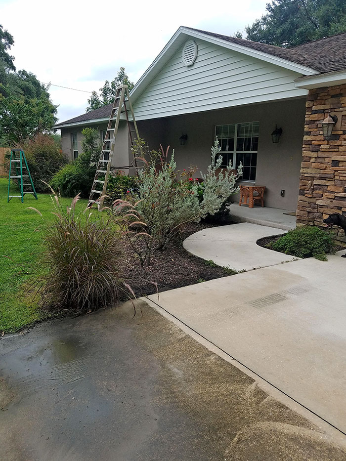Hubby Surprised Me By Starting To Pressure Wash The Driveway And House
