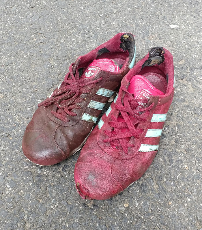 Power Washed Some Old Sneakers