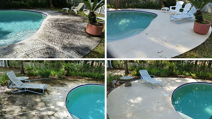 Customer's Pool Deck