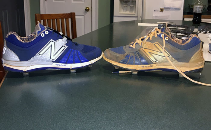 Cleaned My Cleats Up