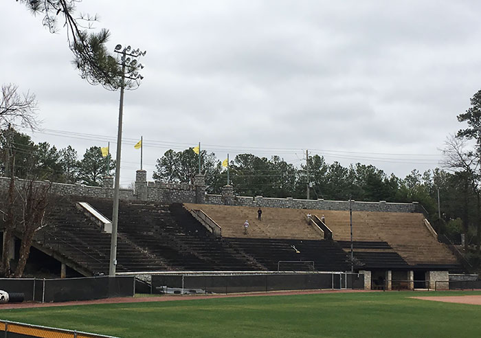 100-Year-Old Stadium Gets Cleaned Up