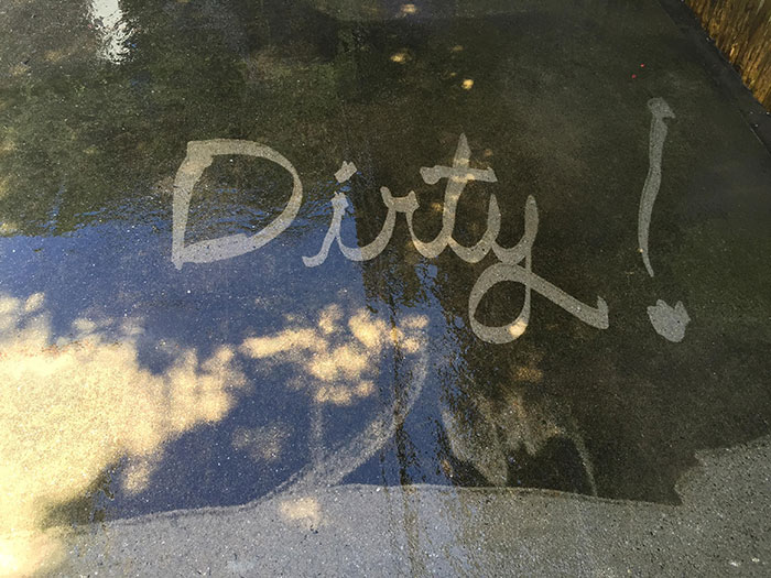 This Was The Patio At My Mom's New House