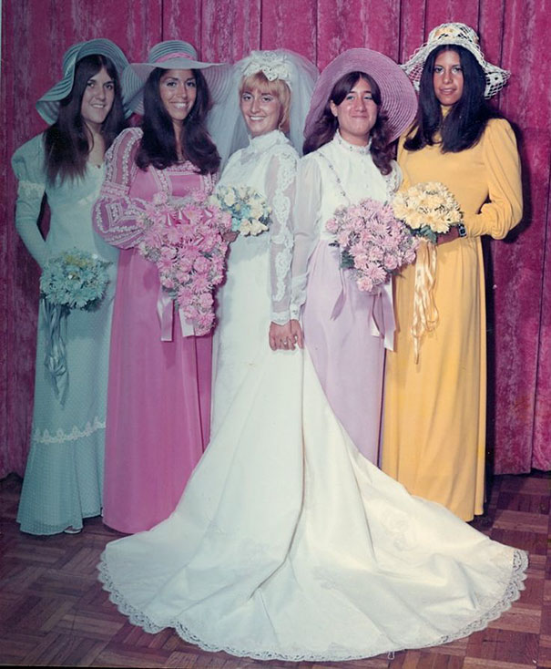 Funny-Vintage-Bridesmaids-Dresses