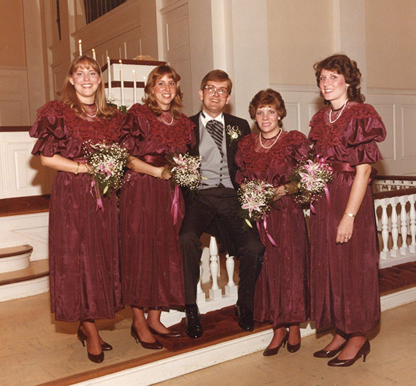 Funny-Vintage-Bridesmaids-Dresses