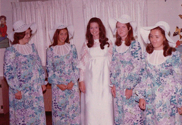 Funny-Vintage-Bridesmaids-Dresses