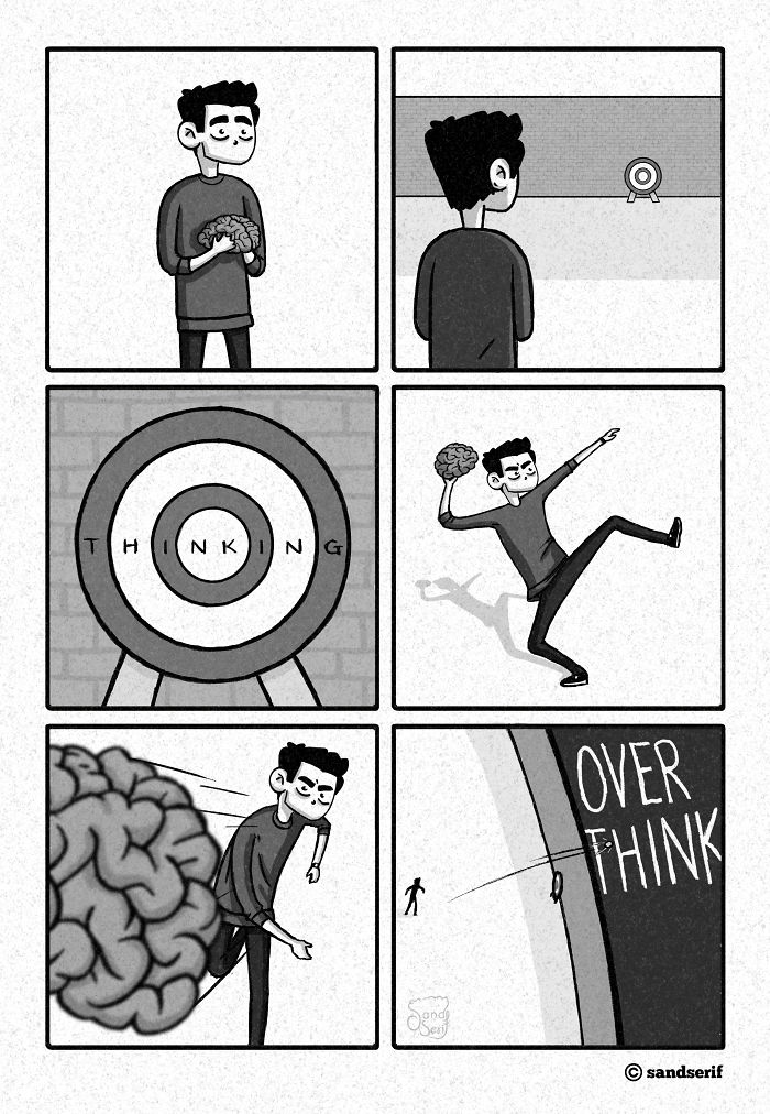 I Make Dark And Amusing Comics About My Life To Express Myself