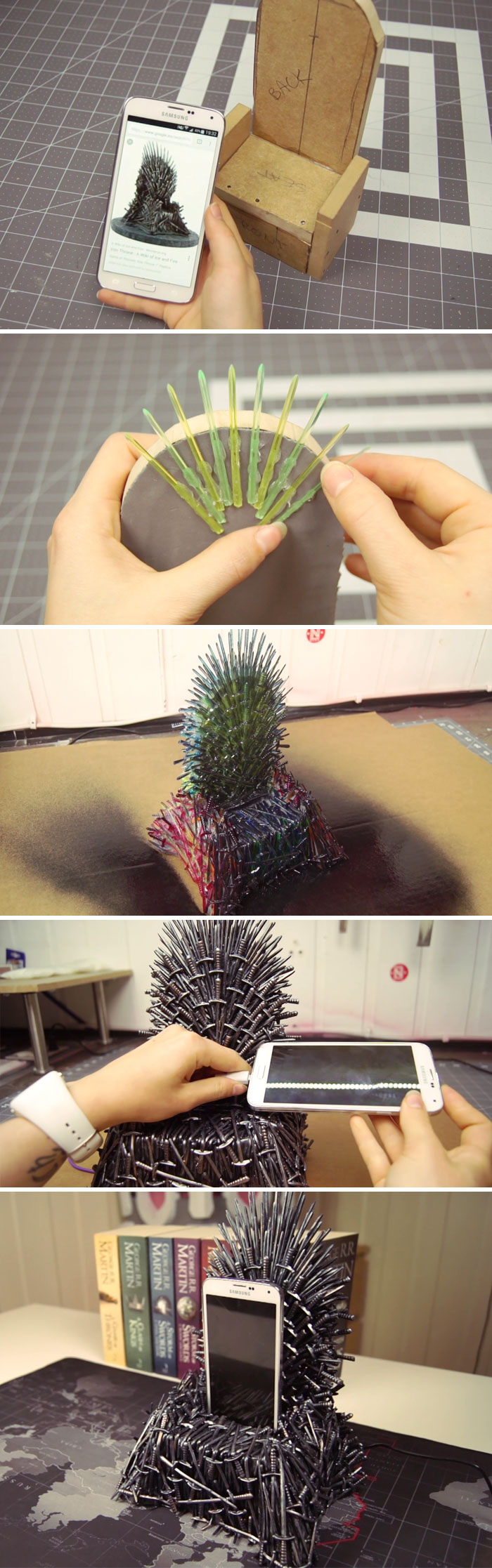 I Made An Iron Throne Phone Charger