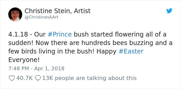 Prince Mural Suddenly Grows Magnificent Flowery Crown And It's The Most Beautiful Tribute