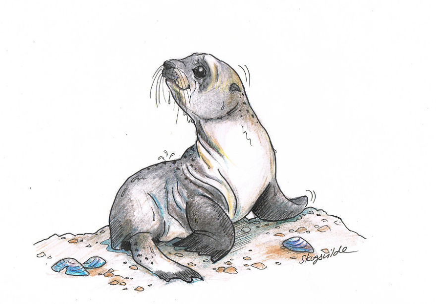 So Here I Go Again. Paper, Yes. Pencil, Yes. A Touch Of Skogsvilde, Yes Absolutely!