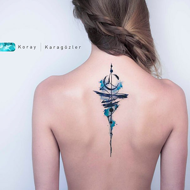 Spine Tattoo Design