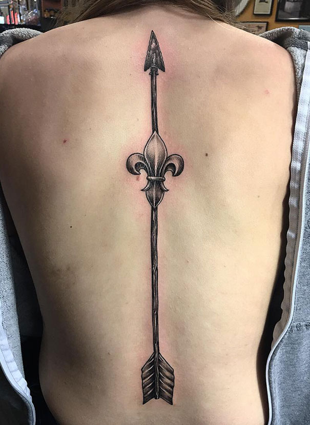 Spine Tattoo Design