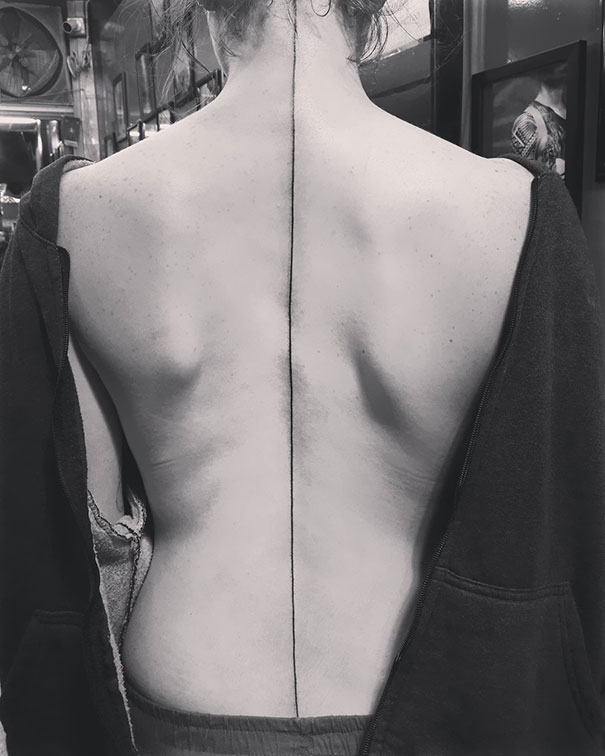 Spine Tattoo Design
