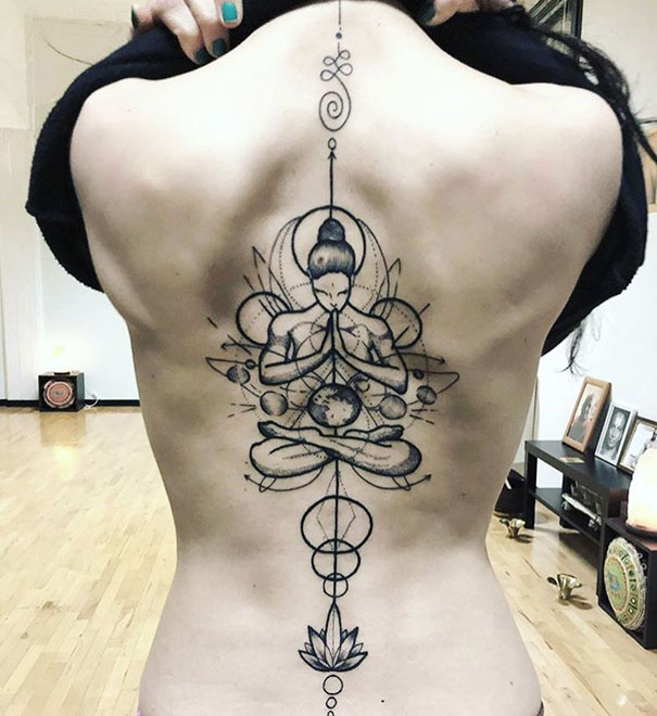 Spine Tattoo Design