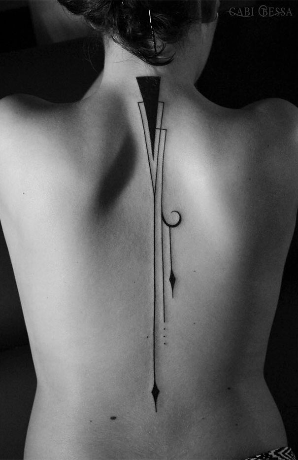Spine Tattoo Design