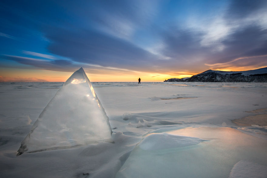 Winter In Siberia, On Lake Baikal