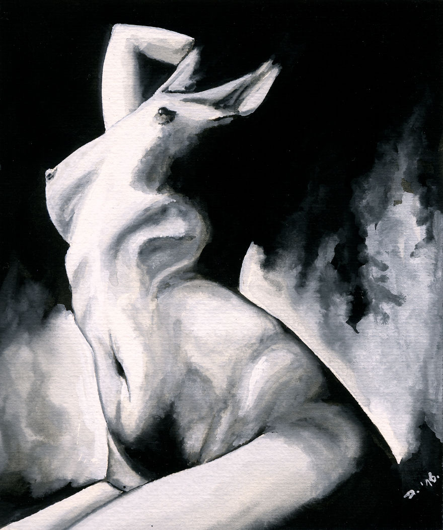 I'm A Professor At The University By Day And An Artist At Night