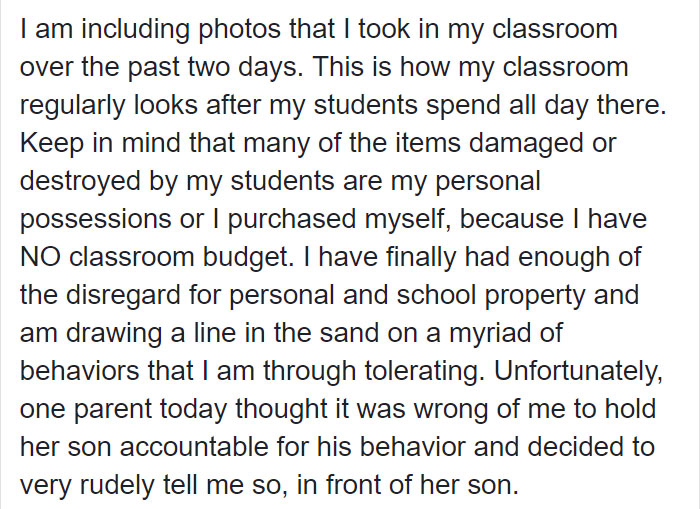 This Teacher Had Enough Of The BS Parents And Kids Give Her, So Before Quitting She Posted This Epic Rant Online This Teacher Had Enough Of The BS Parents And Kids Give Her, So Before Quitting She Posted This Epic Rant Online